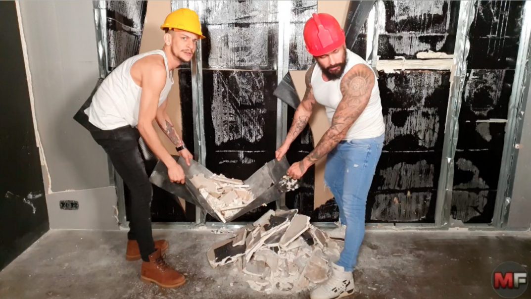 gay construction guys MAcho Factory Gay Porn Video